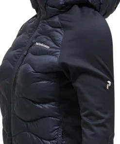 Peak Performance Women's Helium Down Hybrid Hood Black