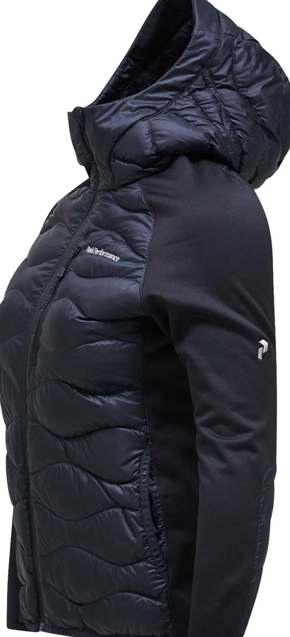 Peak Performance Women's Helium Down Hybrid Hood Black
