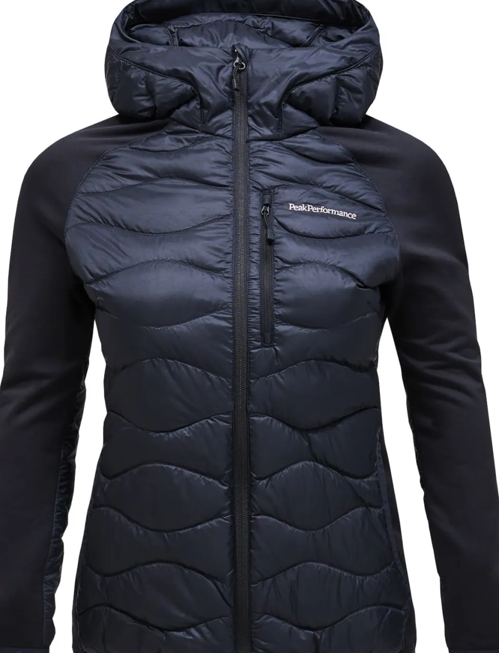 Peak Performance Women's Helium Down Hybrid Hood Black