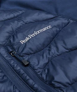 Peak Performance Women's Helium Down Hybrid Hood Blue Shadow