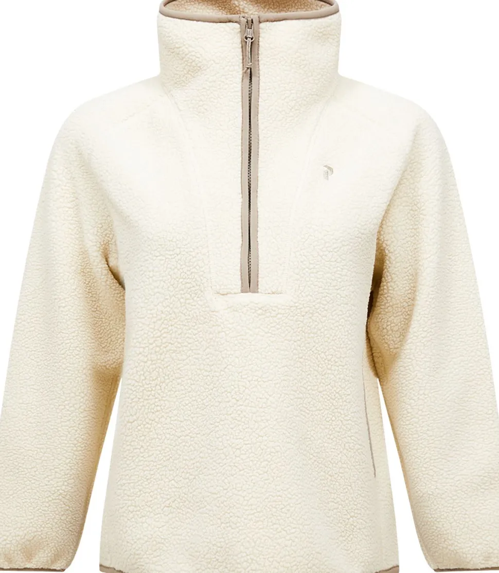Peak Performance Women's Naturerush Pile Half Zip Sand Fog