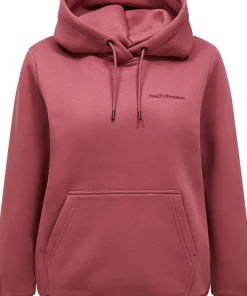 Peak Performance Women's Original Small Logo Hood Wild Rouge