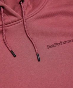 Peak Performance Women's Original Small Logo Hood Wild Rouge