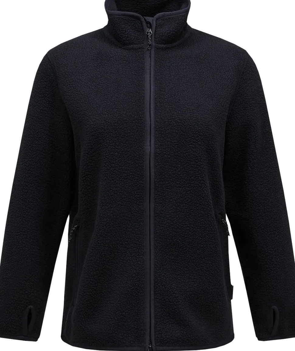 Peak Performance Women's Pile Zip Jacket Black