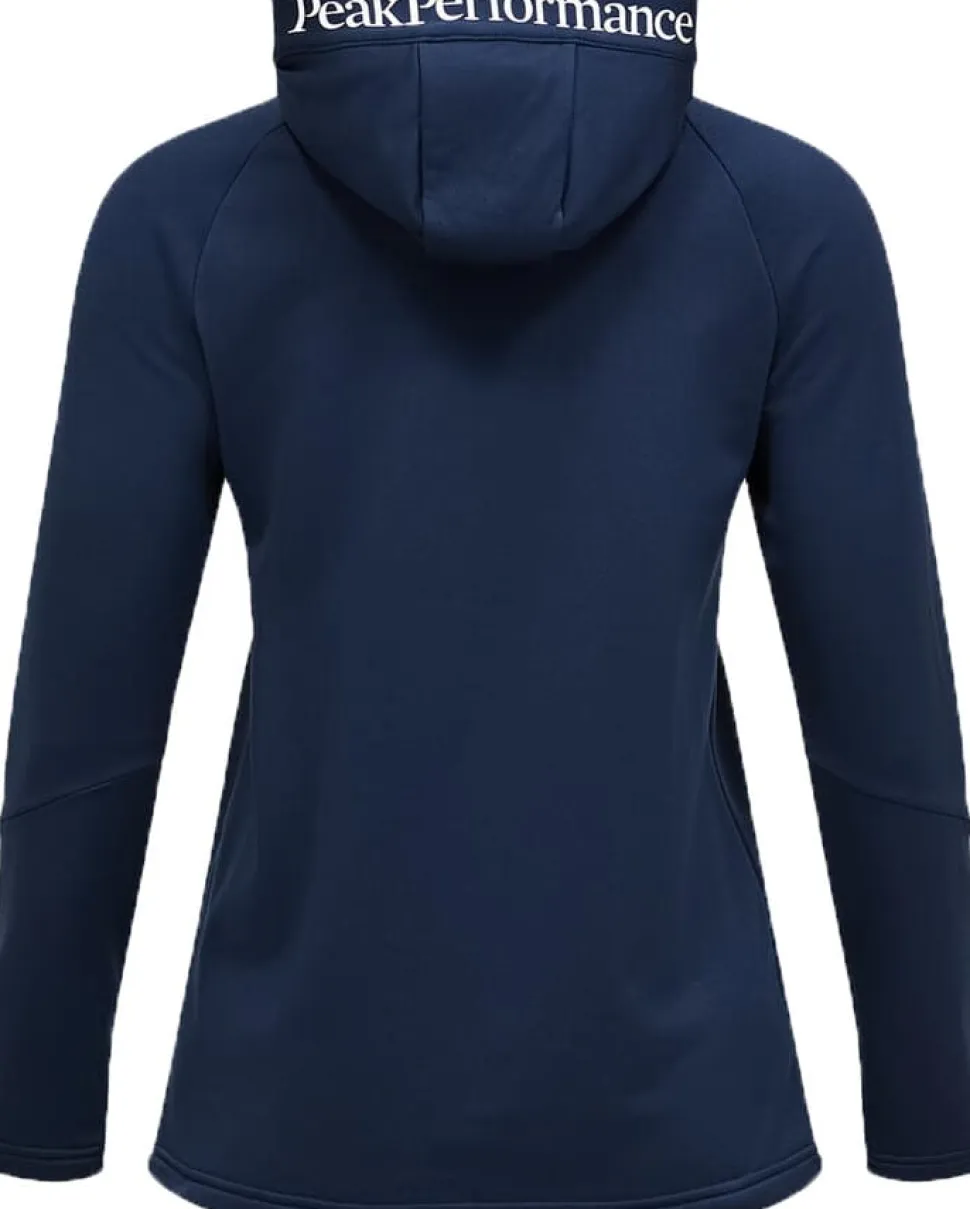 Peak Performance Women's Rider Essentials Zip Hood Blue Shadow/blue Shadow/