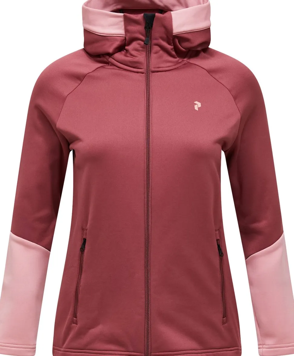 Peak Performance Women's Rider Essentials Zip Hood Wild Rouge