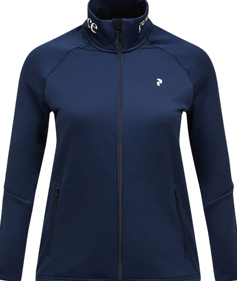 Peak Performance Women's Rider Essentials Zip Jacket Blue Shadow/blue Shadow/