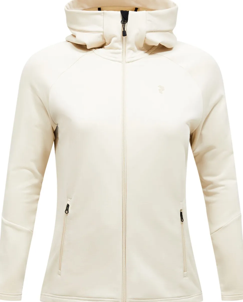 Peak Performance Women's Rider Essentials Zip Hood Sand Fog/Sand Fog