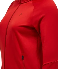 Peak Performance Women's Rider Essentials Zip Hood Red Pompeian