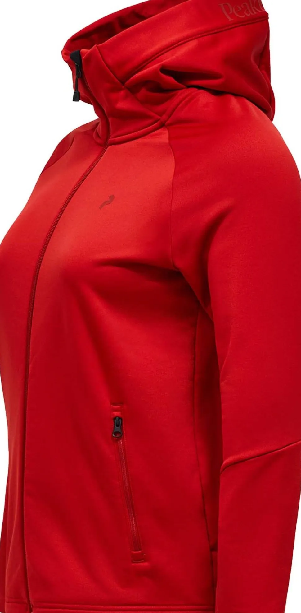 Peak Performance Women's Rider Essentials Zip Hood Red Pompeian