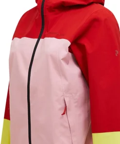 Peak Performance Women's Trail Hipe Shell Jacket Red Pompeian
