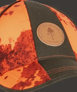 Pinewood Furudal Hunters Waterproof Cap Strata Blaze/Moss Green