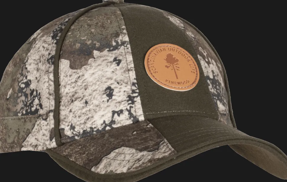 Pinewood Furudal Hunters Waterproof Cap Strata/Moss Green