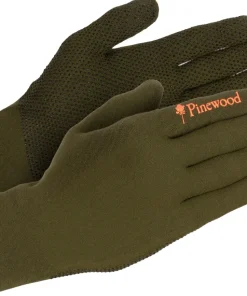 Pinewood Hunters Liner Stretch Glove Mossgreen/Dark Brown