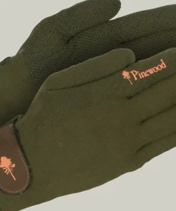 Pinewood Hunters Stretch Extreme Glove Mossgreen/Dark Brown