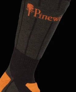 Pinewood Technical Long Wool Socks Dark Green/Green