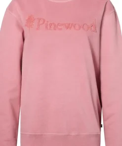 Pinewood Unisex Värnamo Pinewood Logo Sweater Dusty Pink