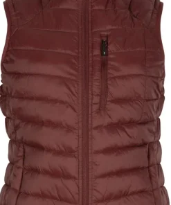 Pinewood Women's Abisko Insulation Vest Earth Plum