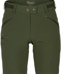 Pinewood Women's Abisko Light Stretch Shorts Moss Green