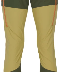 Pinewood Women's Abisko Light Stretch Pants Goldenhay/Mossgreen
