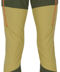 Pinewood Women's Abisko Light Stretch Pants Goldenhay/Mossgreen
