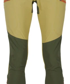Pinewood Women's Abisko Light Stretch Pants Goldenhay/Mossgreen