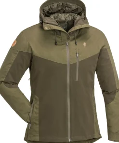 Pinewood Women's Finnveden Hybrid Extreme Jacket Dark Olive/Hunting Olive