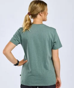 Pinewood Women's Finnveden Recycled Outdoor T-Shirt Aquagr. Melange Campsite
