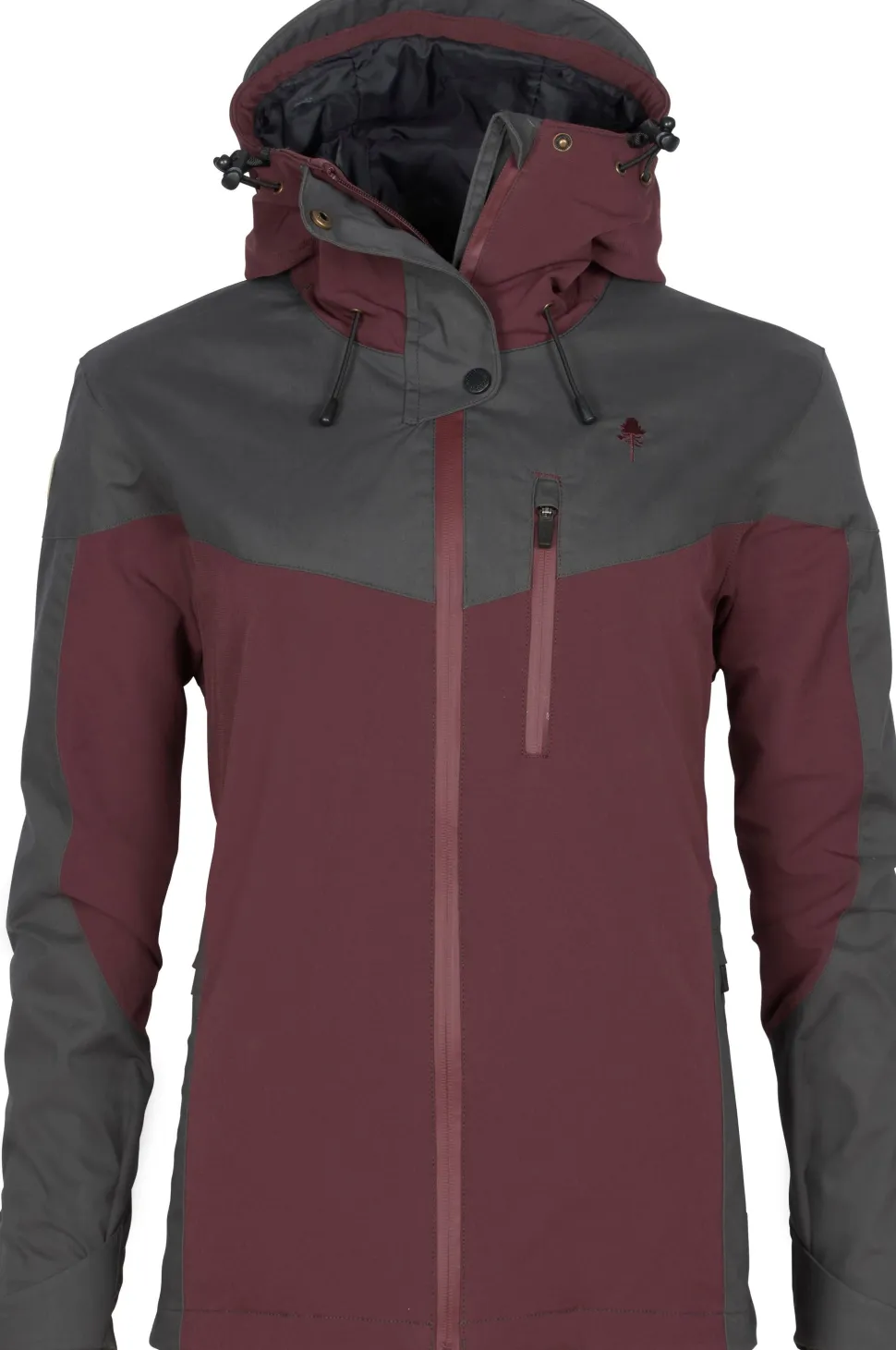Pinewood Women's Finnveden Hybrid Extreme Jacket Earth Plum/Dark Anthracite
