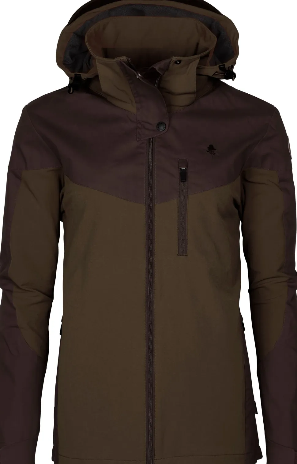 Pinewood Women's Finnveden Hybrid Jacket Dark Brown