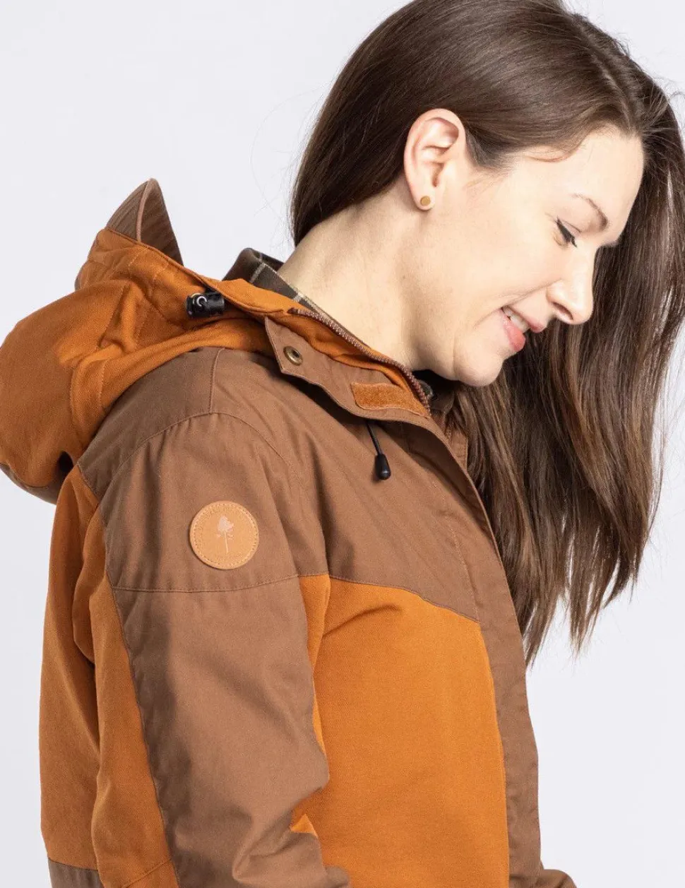 Pinewood Women's Finnveden Hybrid Extreme Jacket Fudge/Nougat
