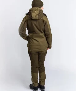 Pinewood Women's Finnveden Hybrid Extreme Trousers Dark Olive/Hutinng Olive