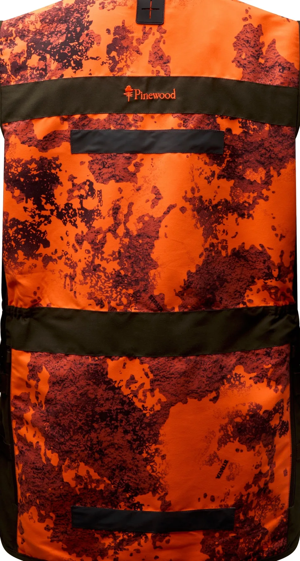Pinewood Women's Furudal Hunter Pro 2.0 Camou Vest Strata Blaze/moss Gr