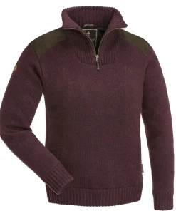 Pinewood Women's Hurricane Sweater Dark Burgundy Melange