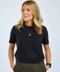 Pinewood Women's 3-Pack T-Shirt Greymel/Dark Pink/Black