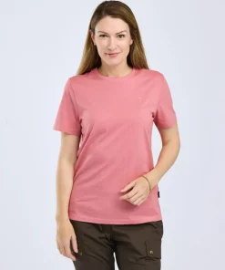 Pinewood Women's 3-Pack T-Shirt Greymel/Dark Pink/Black