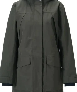 Pinewood Women's Rain Parka Dark Green