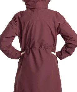 Pinewood Women's Rain Parka Earth Plum