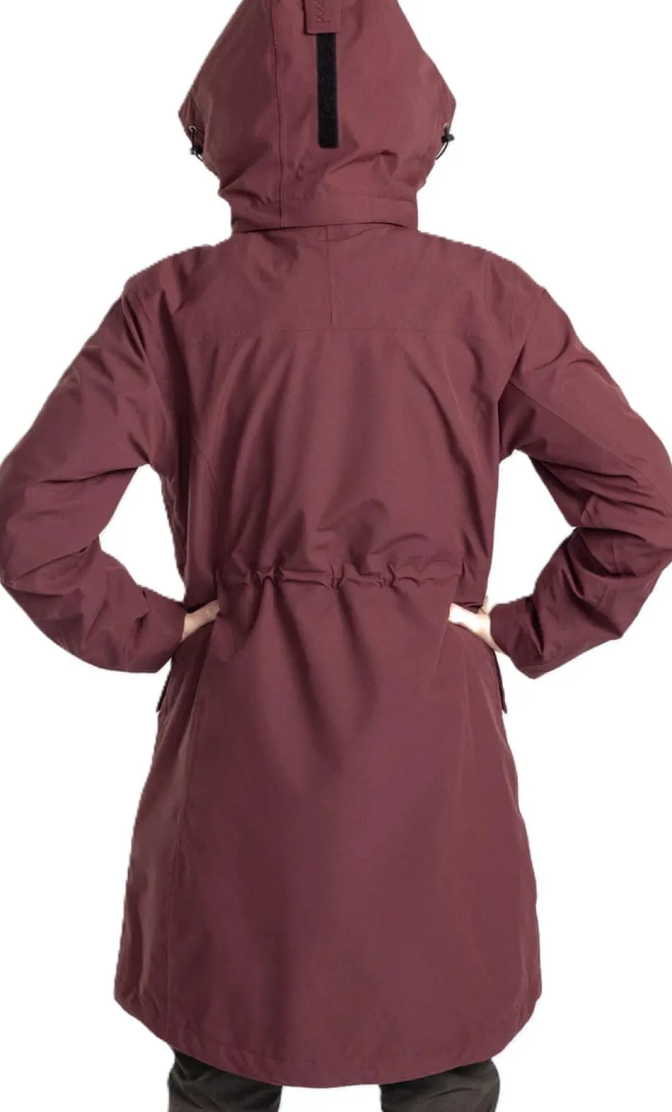 Pinewood Women's Rain Parka Earth Plum
