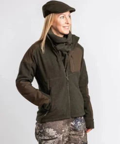 Pinewood Women's Småland Forest Fleece Jacket Hunting Green