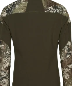 Pinewood Women's Småland Hunters Camou Fleece Jacket H.Brown/Strata