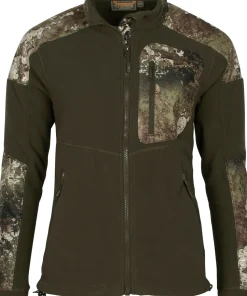 Pinewood Women's Småland Hunters Camou Fleece Jacket H.Brown/Strata