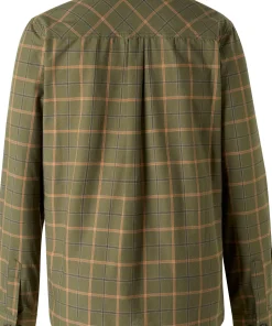 Pinewood Women's Wolf Shirt Green/terracotta