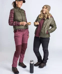 Pinewood Women's Wool Insulated Midlayer Jacket Moss Green