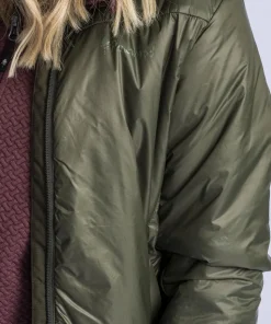 Pinewood Women's Wool Insulated Midlayer Jacket Moss Green