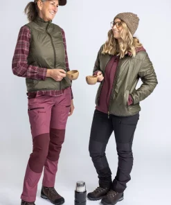 Pinewood Women's Wool Insulated Midlayer Jacket Moss Green