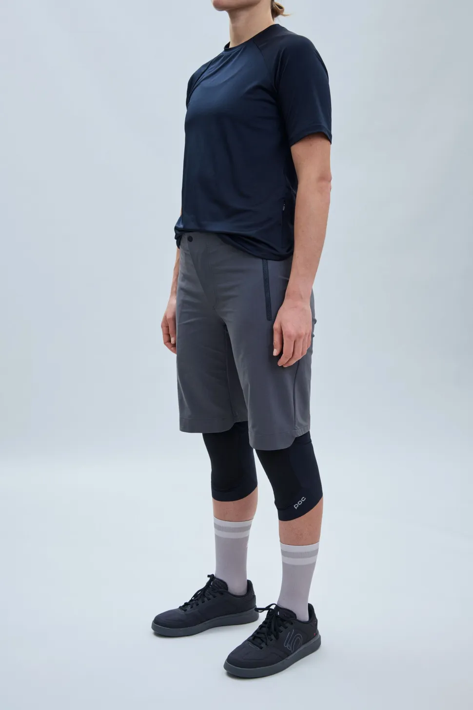 POC Women's Essential Enduro Shorts Sylvanite Grey