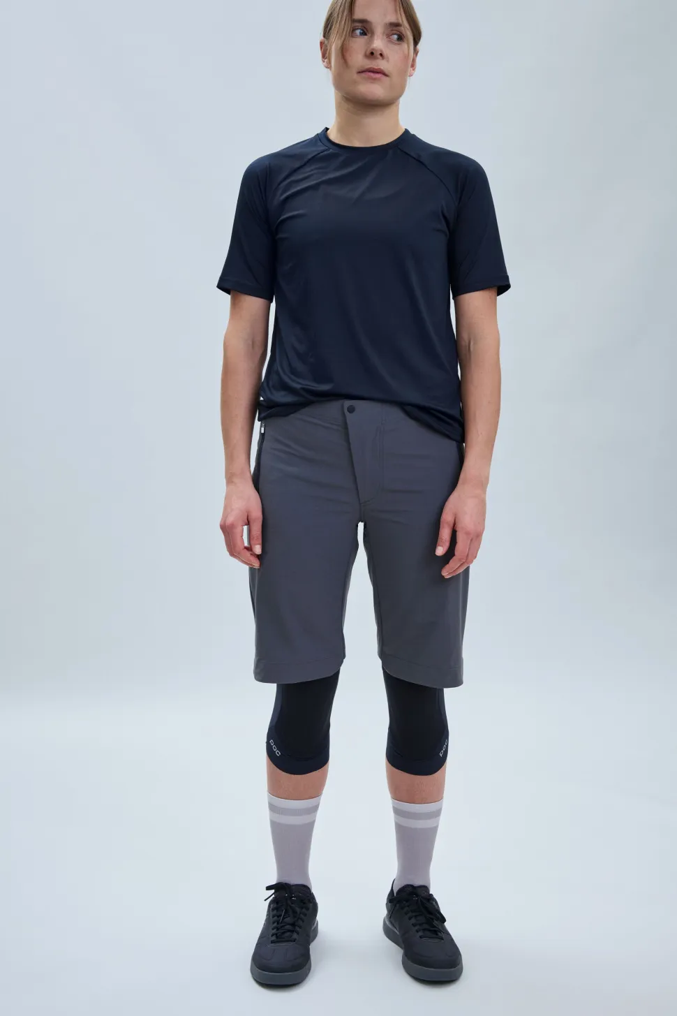 POC Women's Essential Enduro Shorts Sylvanite Grey