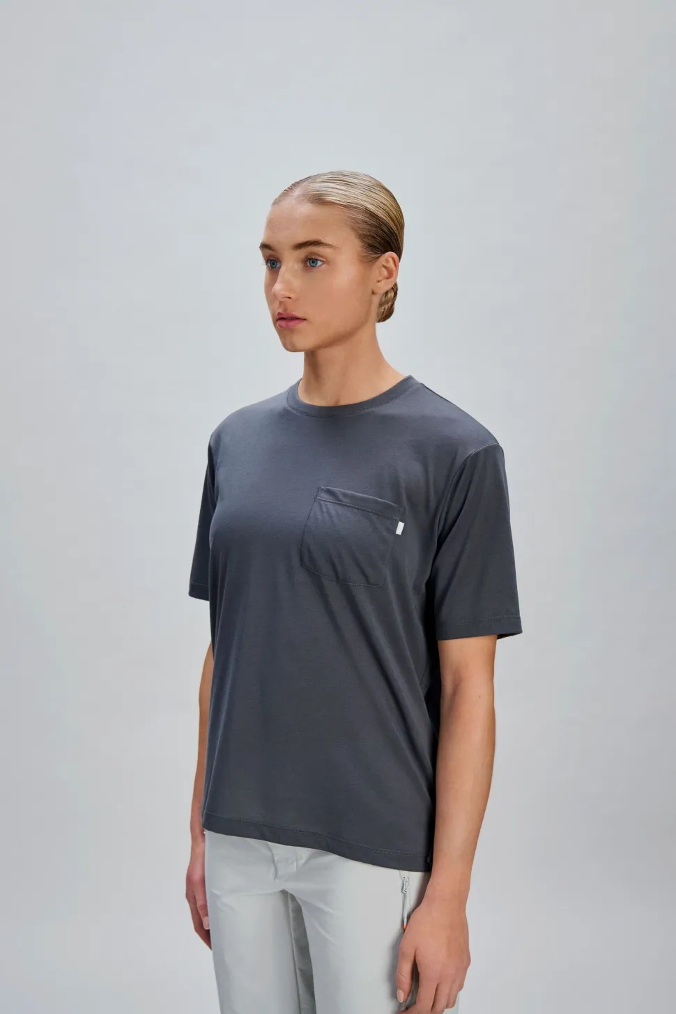 POC Women's Motion Short Sleeve MTB Jersey Sylvanite Grey