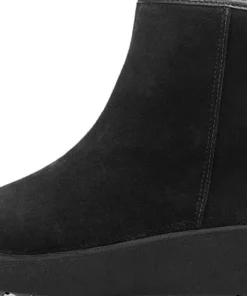 Pomar Women's Kallio GORE-TEX Ankle Boot Black Suede(fur L) Curling